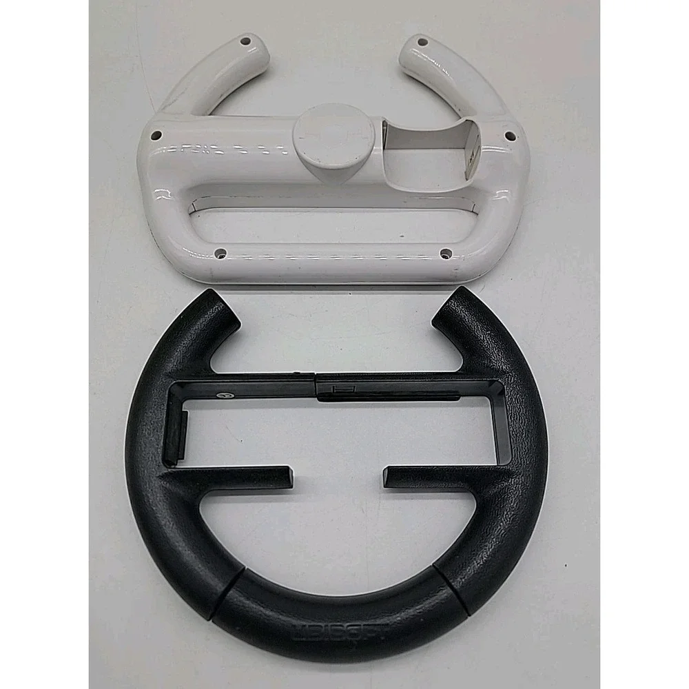 Lot Of 2 Ubisoft Intec Steering Wheel For Wii And Wii U Mario Kart Gamepad